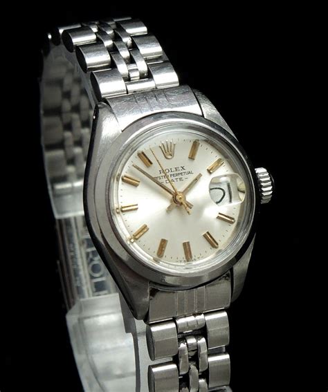 vintage ladies silver rolex|vintage ladies Rolex watches 1950s.